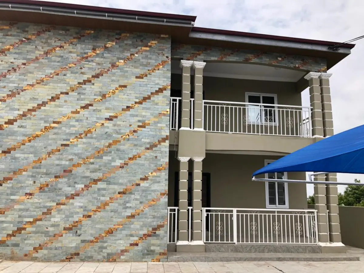 Two-storey residential building construction in Afienya, Ghana