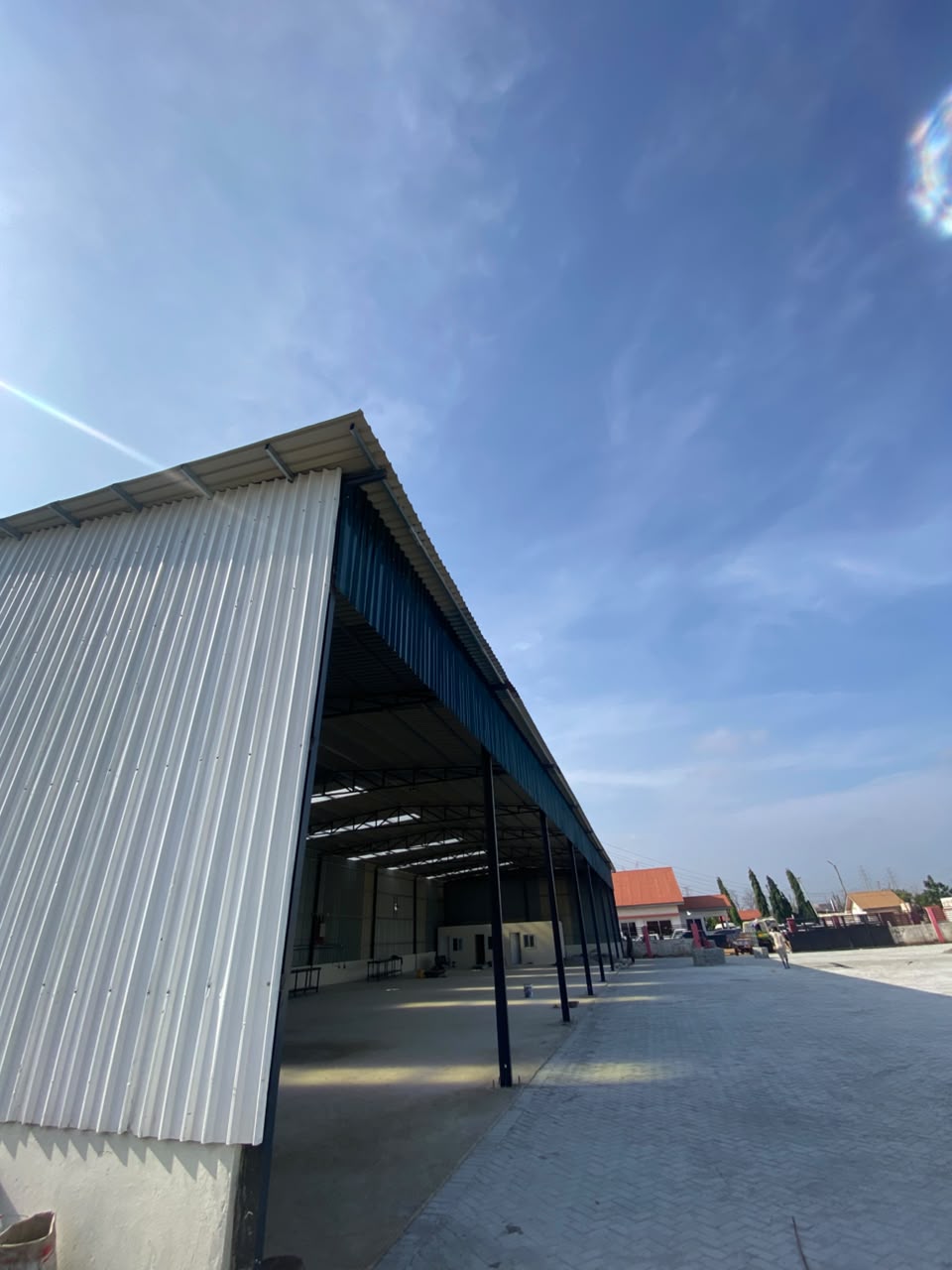 Steel framework installation for Leasafric